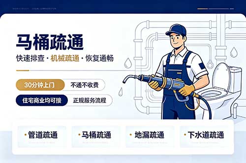 自贡马桶疏通