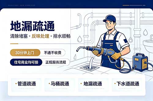 自贡地漏疏通