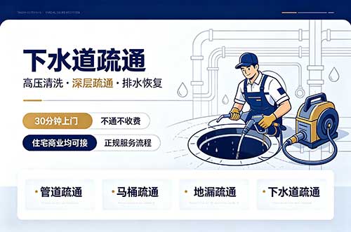 自贡下水道疏通